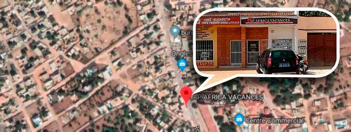 Africa Vacances sur Google Maps